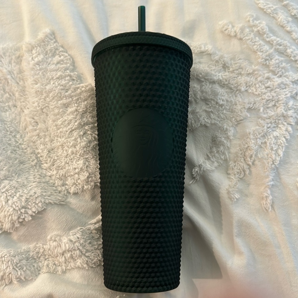 Starbucks Venti Matte Green Studded Cup